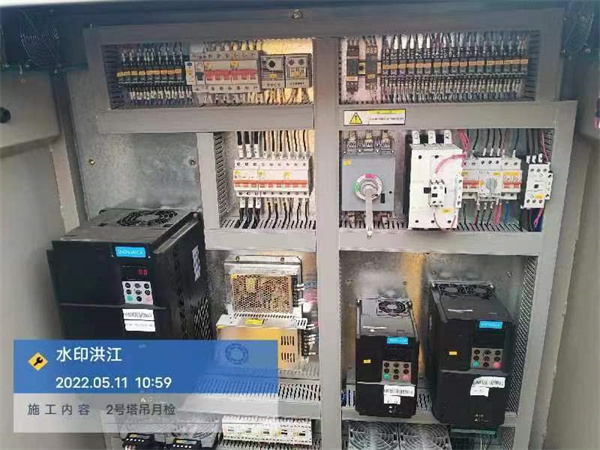 水映洪江項(xiàng)目-塔吊、電梯月檢